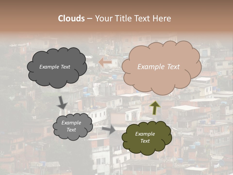 Brazil House Poverty PowerPoint Template