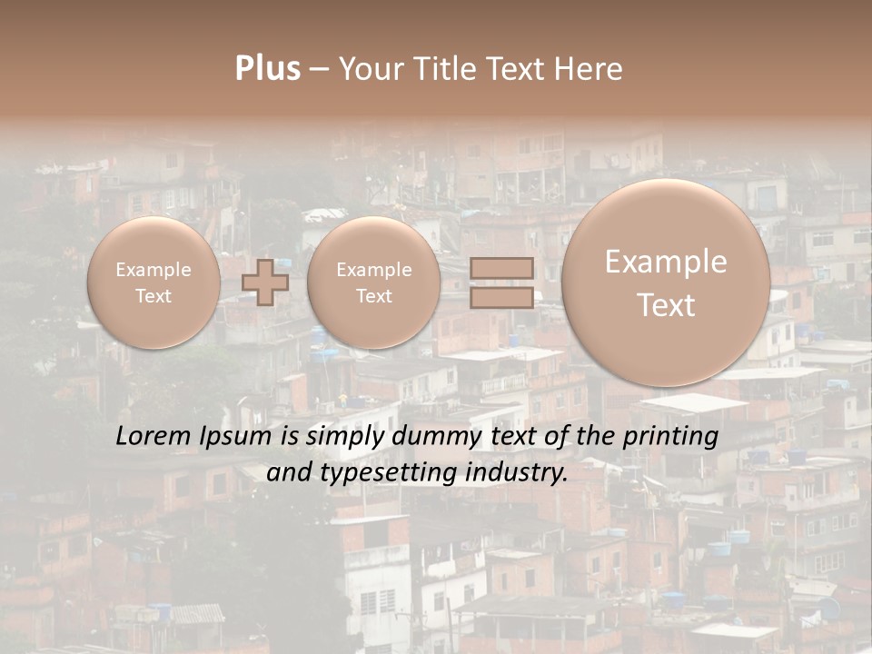 Brazil House Poverty PowerPoint Template