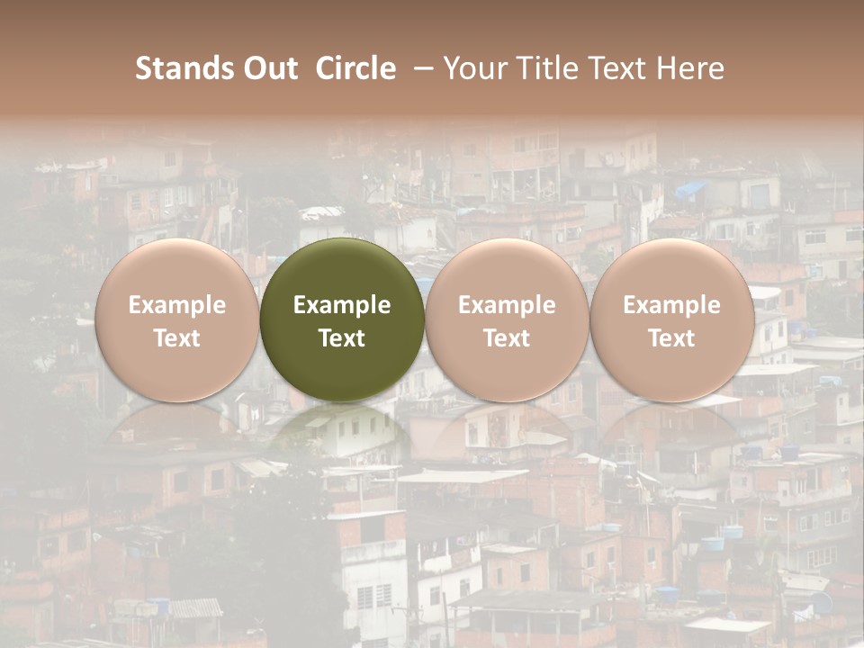 Brazil House Poverty PowerPoint Template