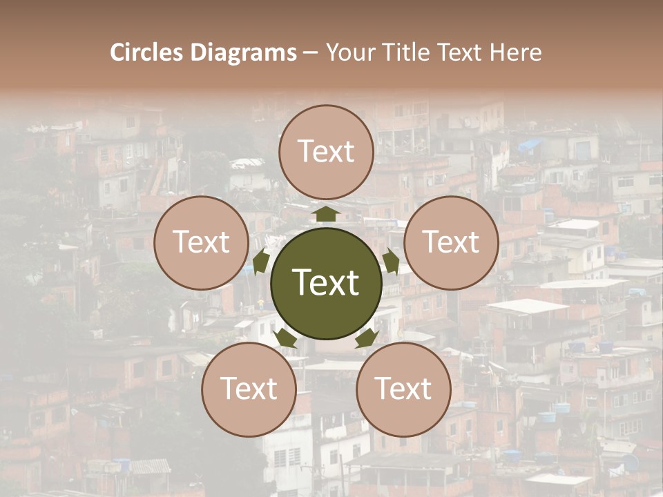 Brazil House Poverty PowerPoint Template