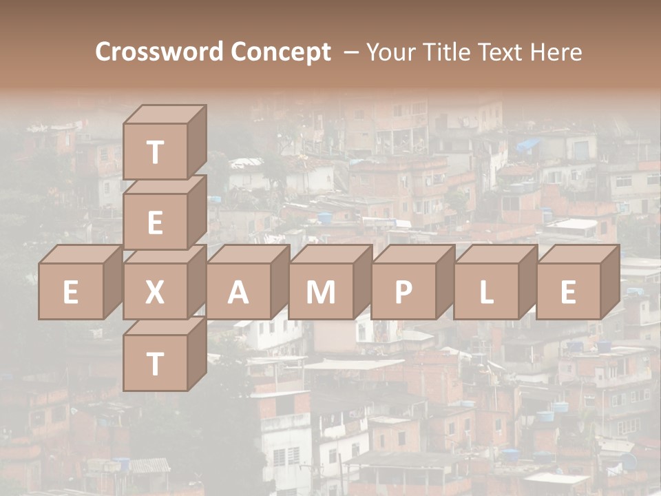 Brazil House Poverty PowerPoint Template