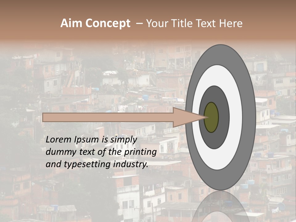 Brazil House Poverty PowerPoint Template