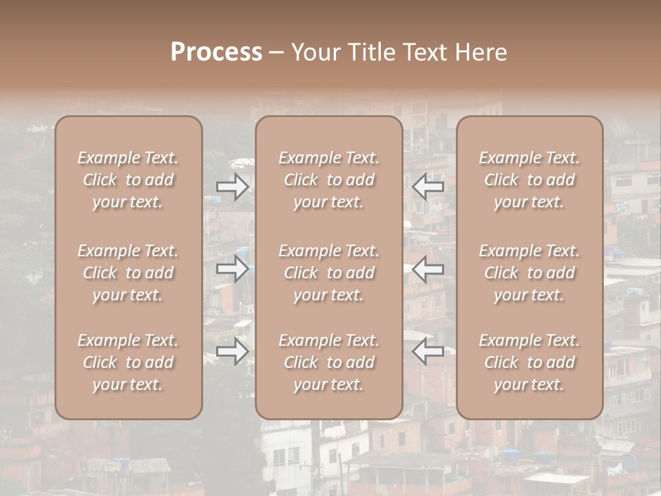 Brazil House Poverty PowerPoint Template
