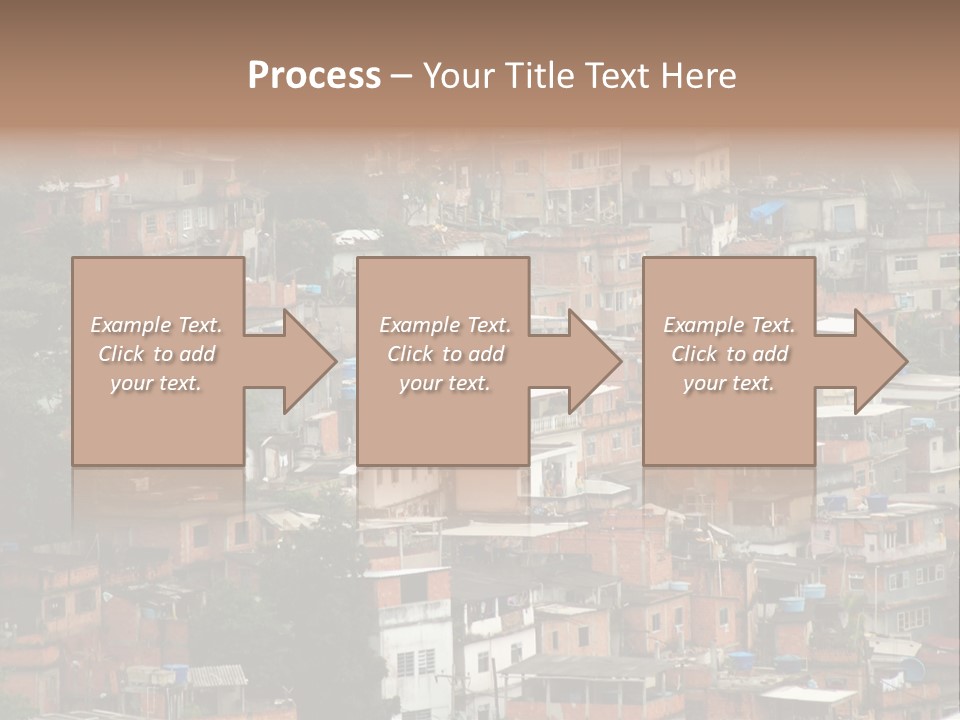 Brazil House Poverty PowerPoint Template