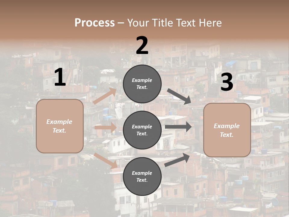 Brazil House Poverty PowerPoint Template