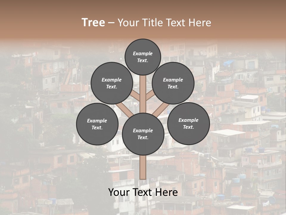 Brazil House Poverty PowerPoint Template