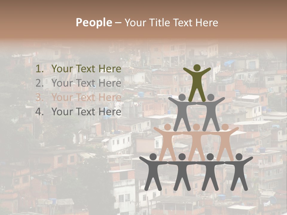 Brazil House Poverty PowerPoint Template