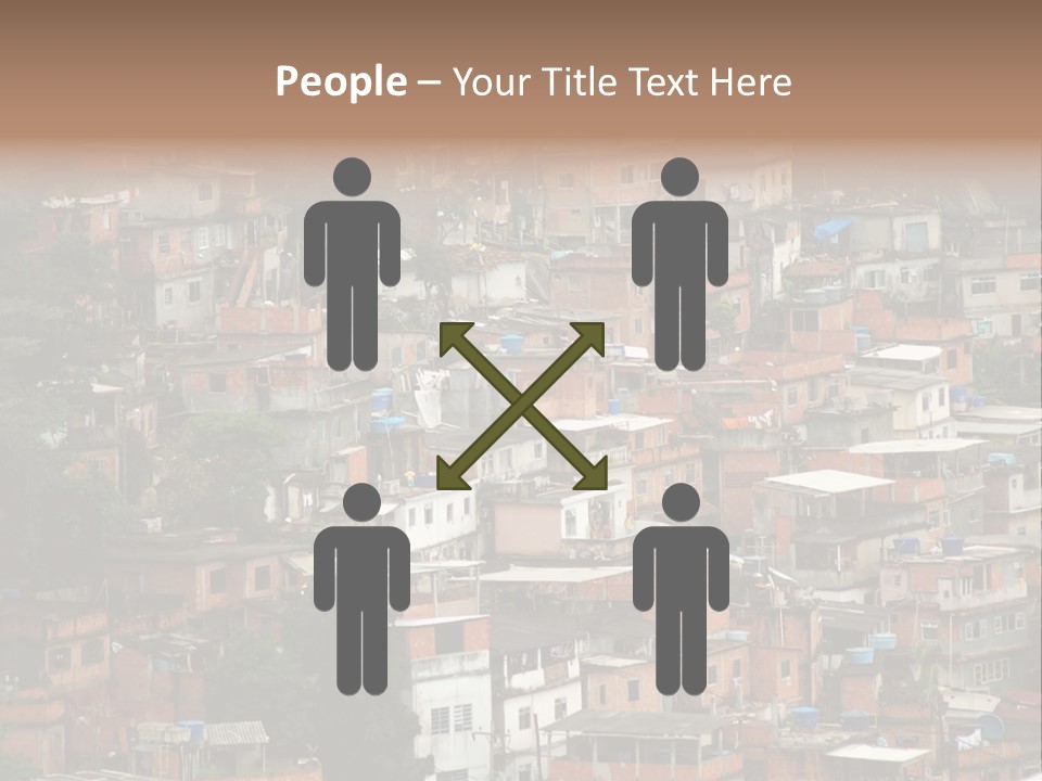 Brazil House Poverty PowerPoint Template