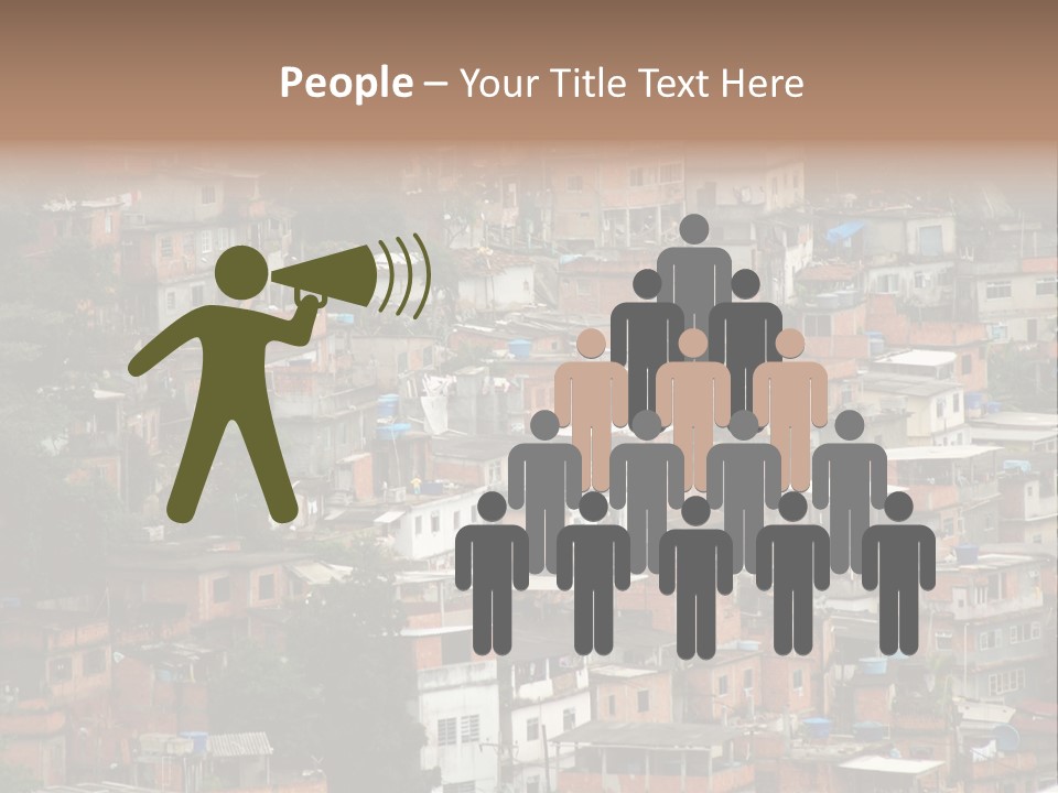 Brazil House Poverty PowerPoint Template