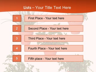 Peppermint Growing Leaves PowerPoint Template
