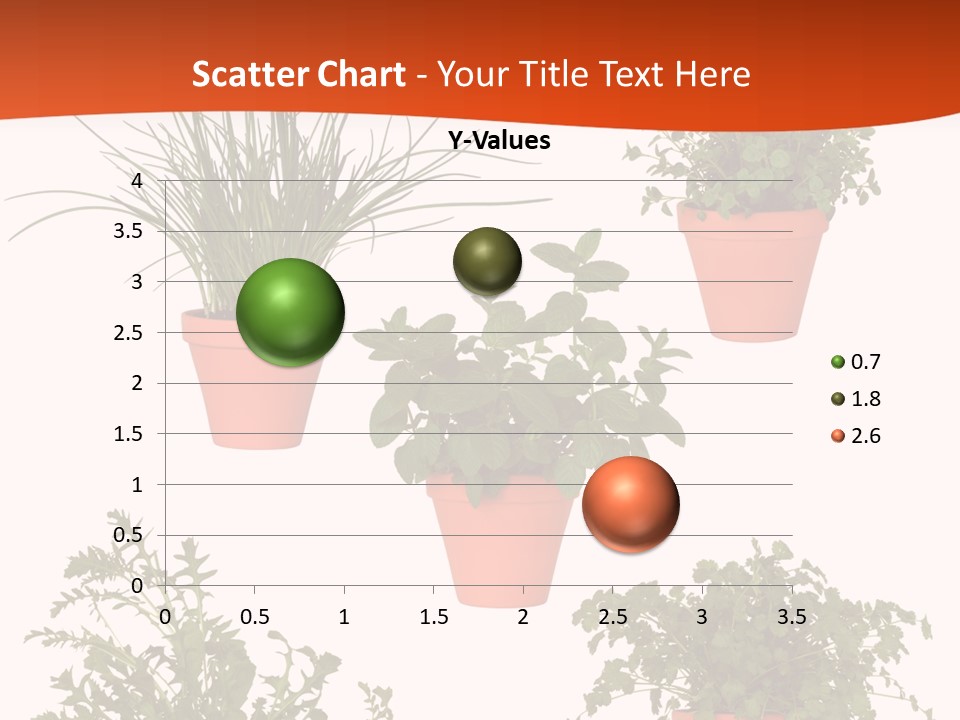 Peppermint Growing Leaves PowerPoint Template