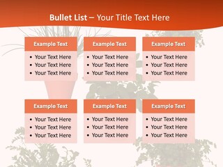 Peppermint Growing Leaves PowerPoint Template