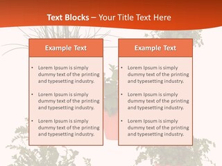 Peppermint Growing Leaves PowerPoint Template