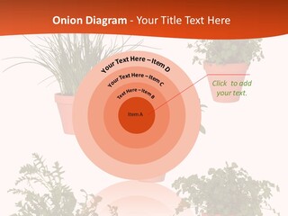 Peppermint Growing Leaves PowerPoint Template