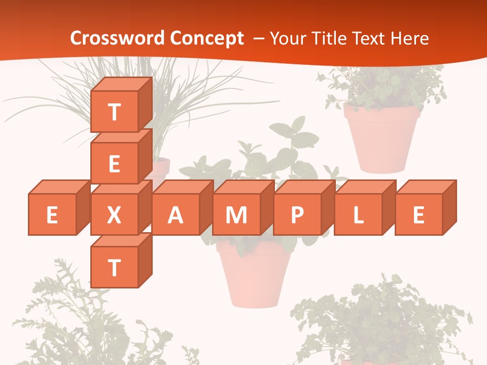 Peppermint Growing Leaves PowerPoint Template