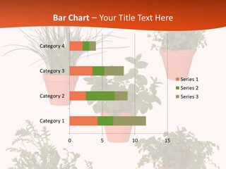 Peppermint Growing Leaves PowerPoint Template