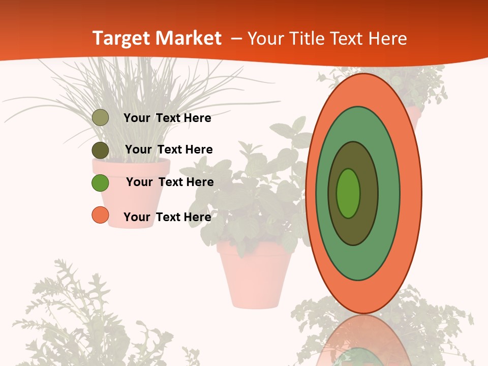 Peppermint Growing Leaves PowerPoint Template