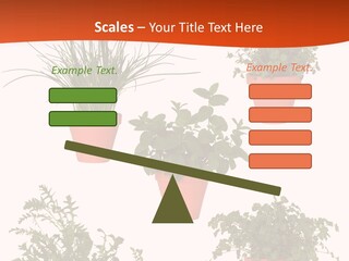 Peppermint Growing Leaves PowerPoint Template