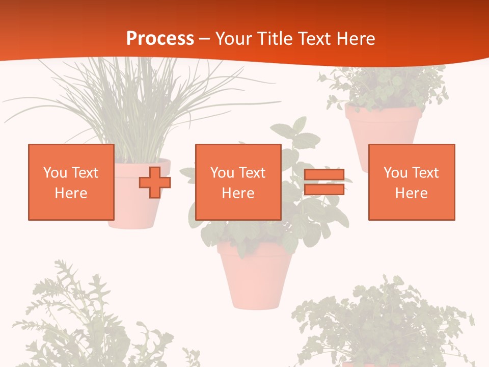 Peppermint Growing Leaves PowerPoint Template