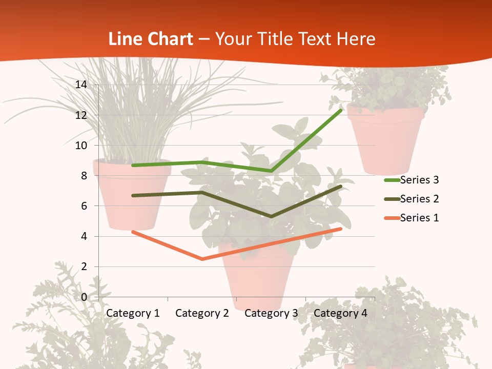 Peppermint Growing Leaves PowerPoint Template