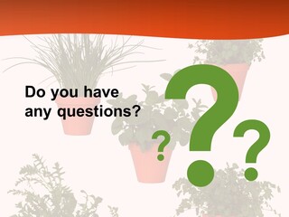 Peppermint Growing Leaves PowerPoint Template