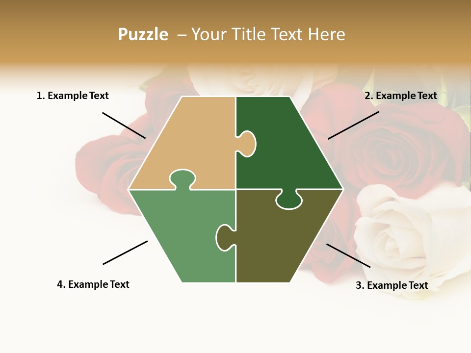 Beauty Gift Blooming PowerPoint Template