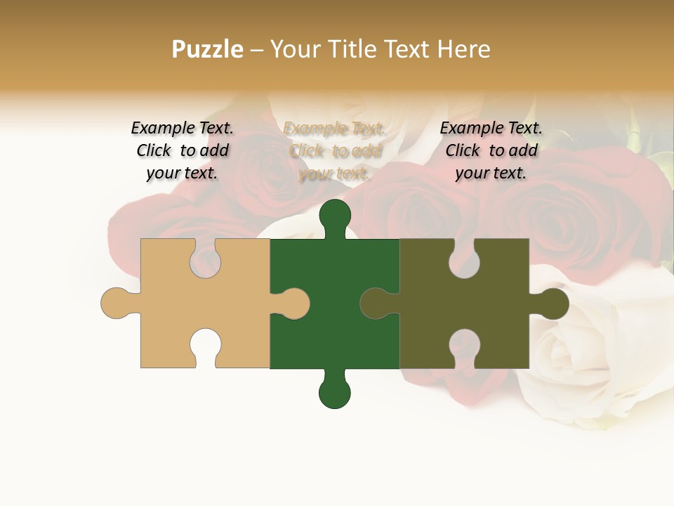 Beauty Gift Blooming PowerPoint Template