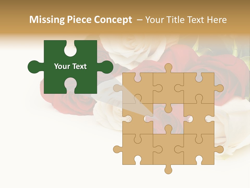 Beauty Gift Blooming PowerPoint Template