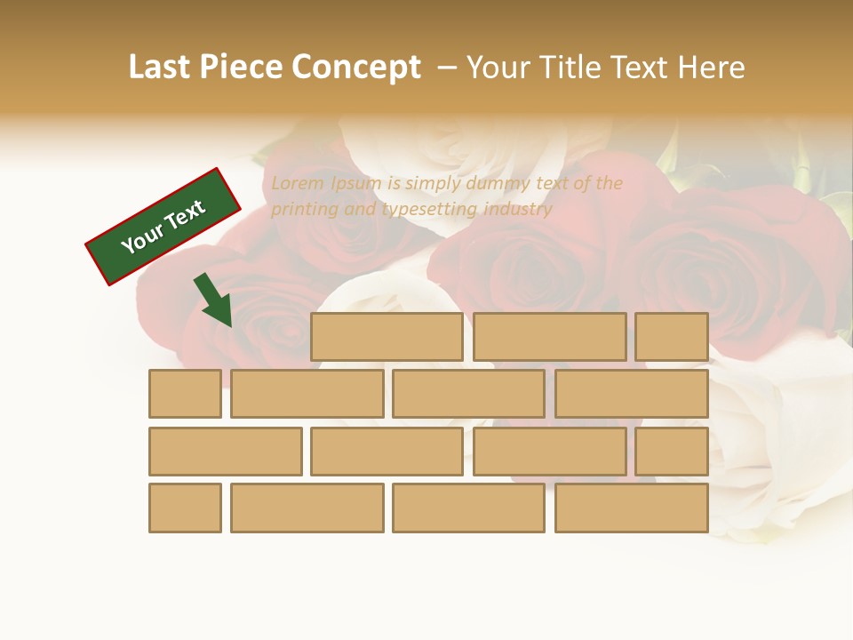 Beauty Gift Blooming PowerPoint Template