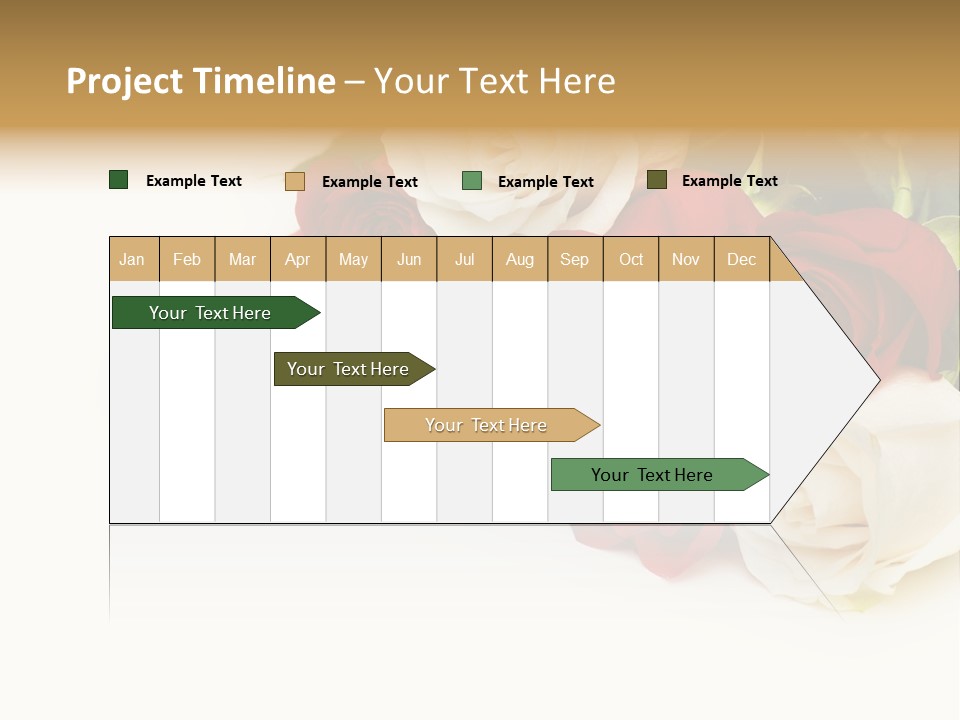 Beauty Gift Blooming PowerPoint Template