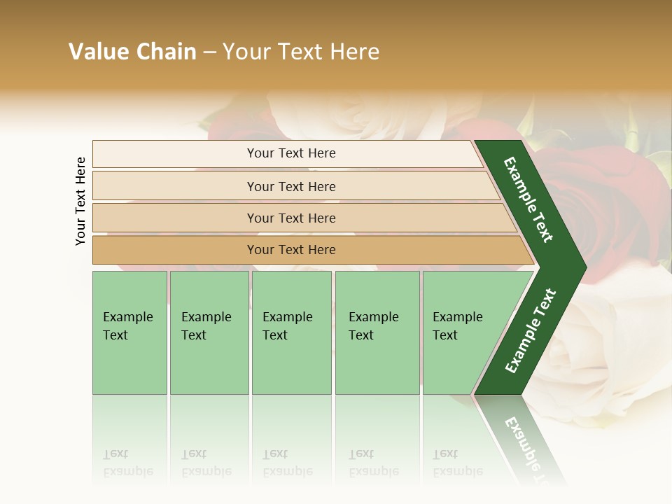 Beauty Gift Blooming PowerPoint Template