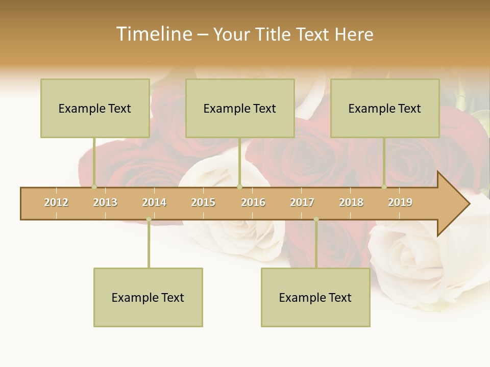 Beauty Gift Blooming PowerPoint Template