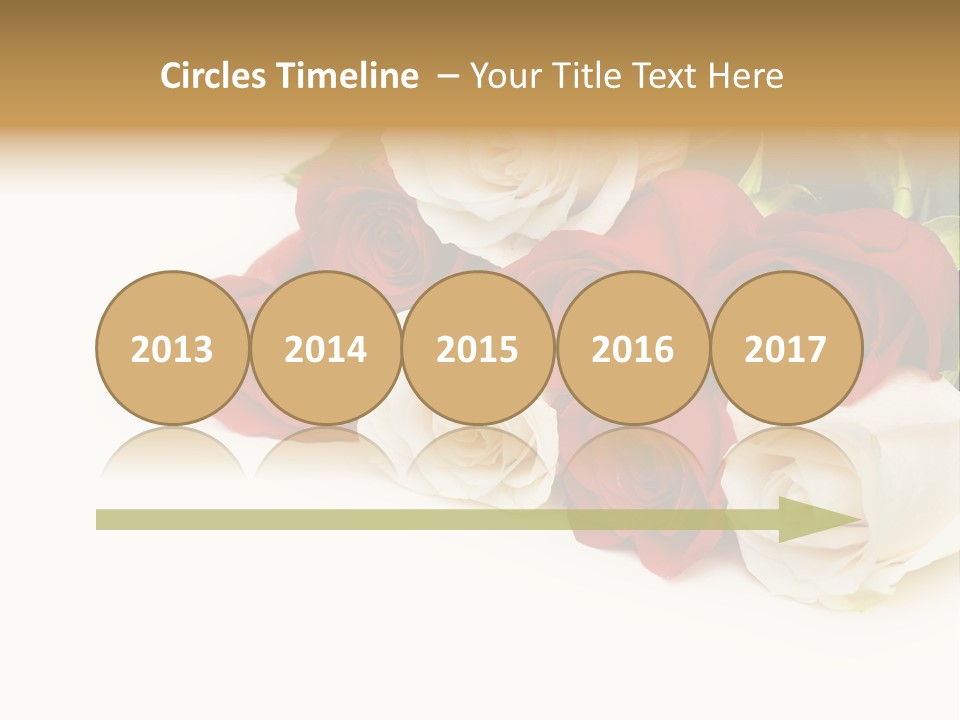 Beauty Gift Blooming PowerPoint Template