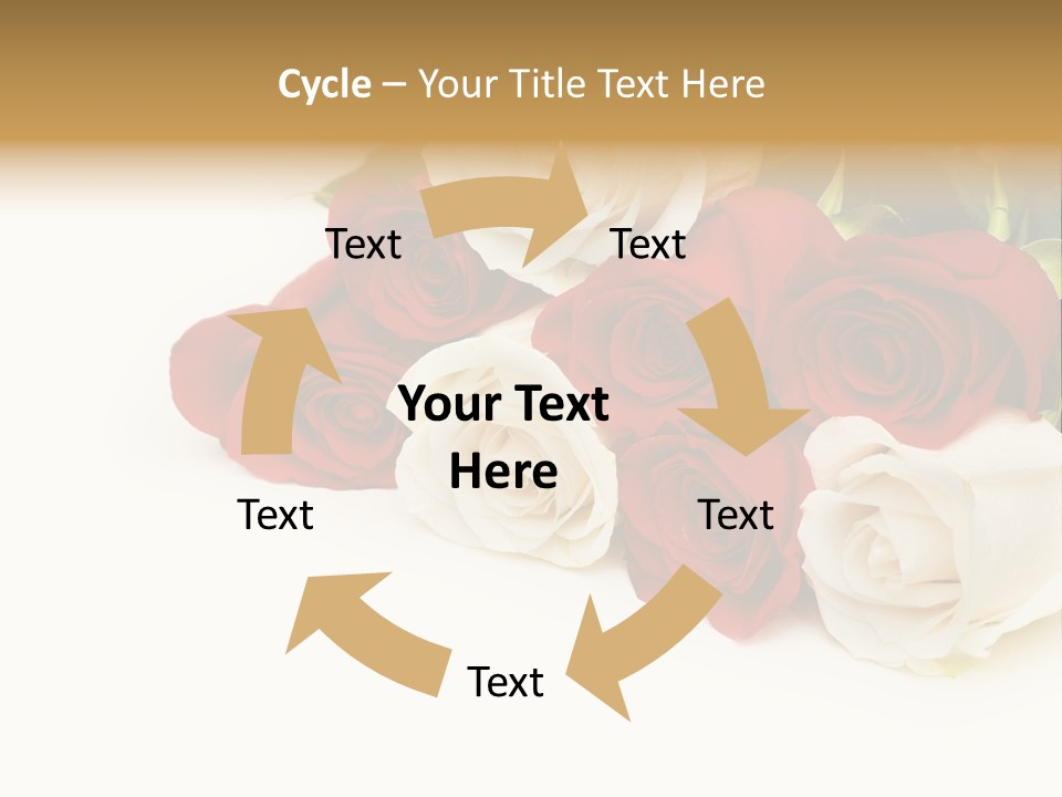 Beauty Gift Blooming PowerPoint Template