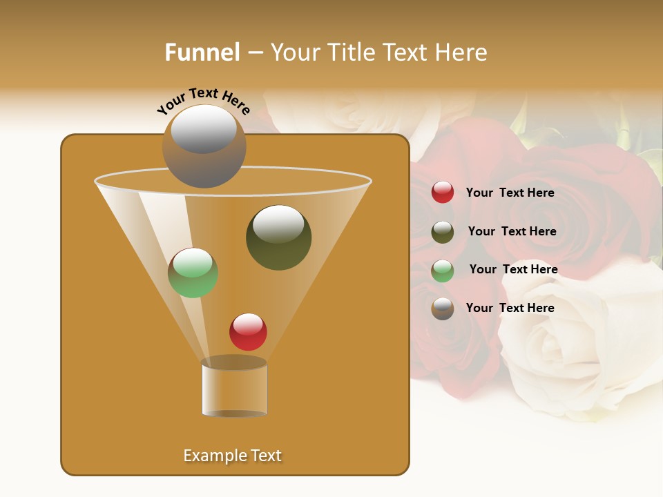 Beauty Gift Blooming PowerPoint Template