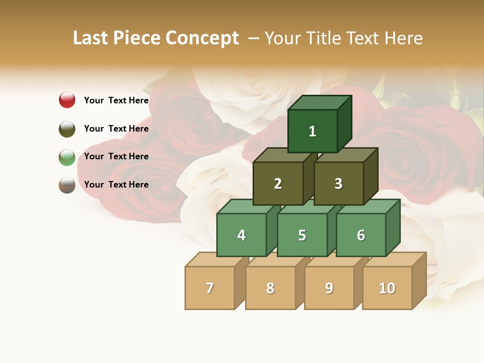 Beauty Gift Blooming PowerPoint Template