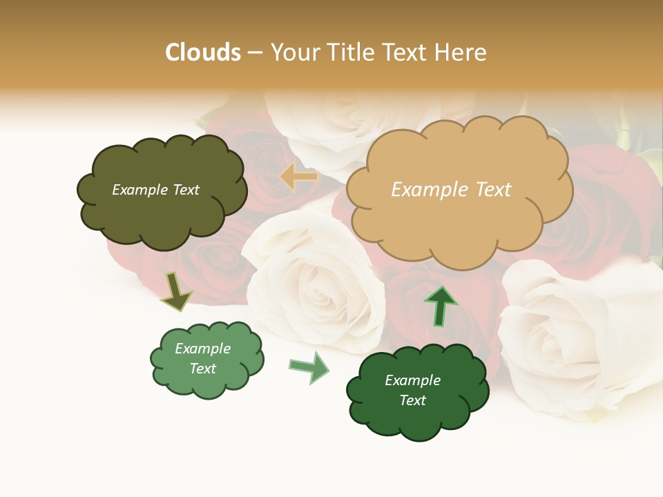 Beauty Gift Blooming PowerPoint Template