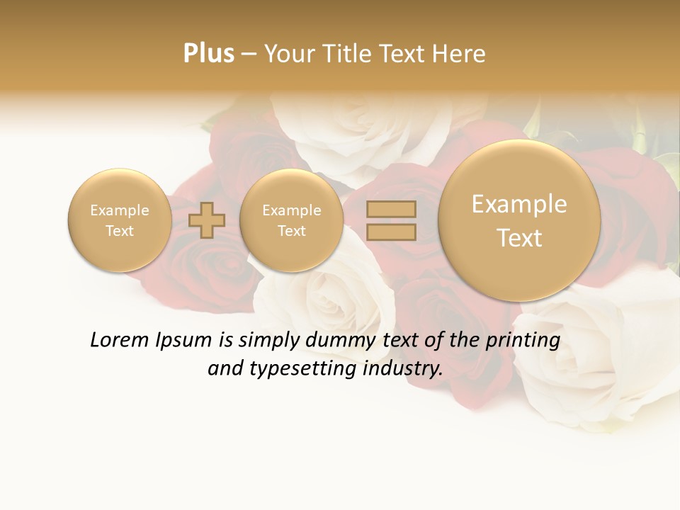 Beauty Gift Blooming PowerPoint Template