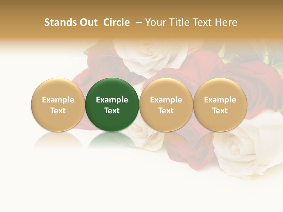 Beauty Gift Blooming PowerPoint Template