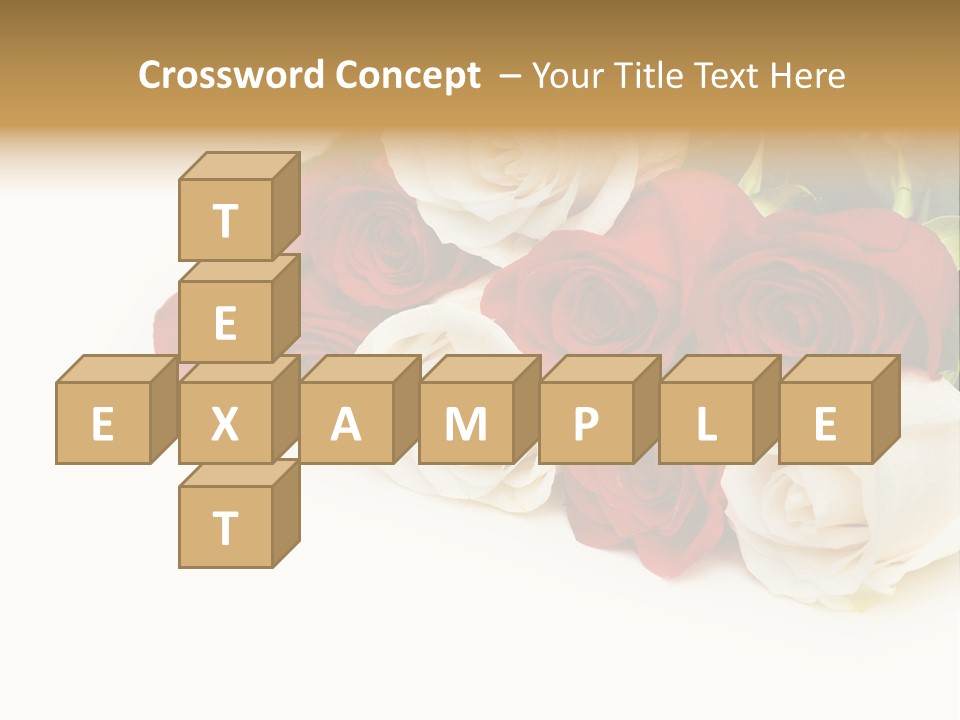 Beauty Gift Blooming PowerPoint Template