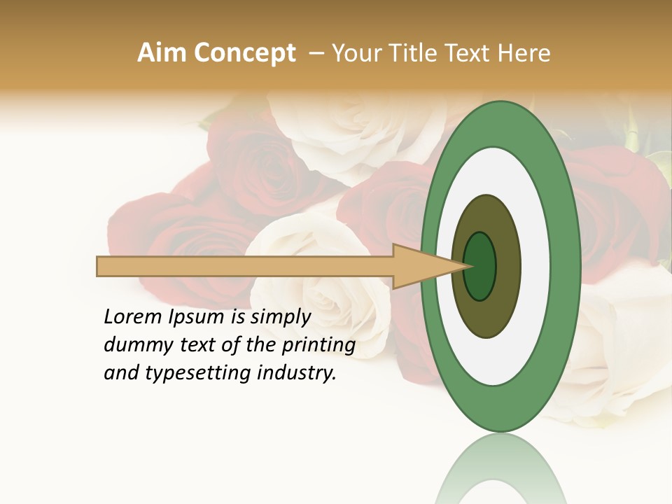 Beauty Gift Blooming PowerPoint Template