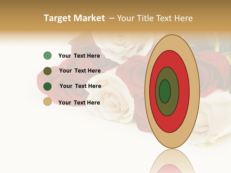 Beauty Gift Blooming PowerPoint Template