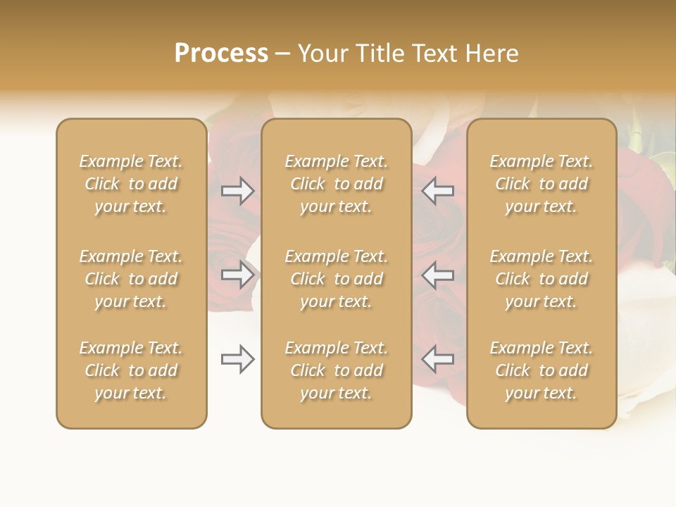 Beauty Gift Blooming PowerPoint Template