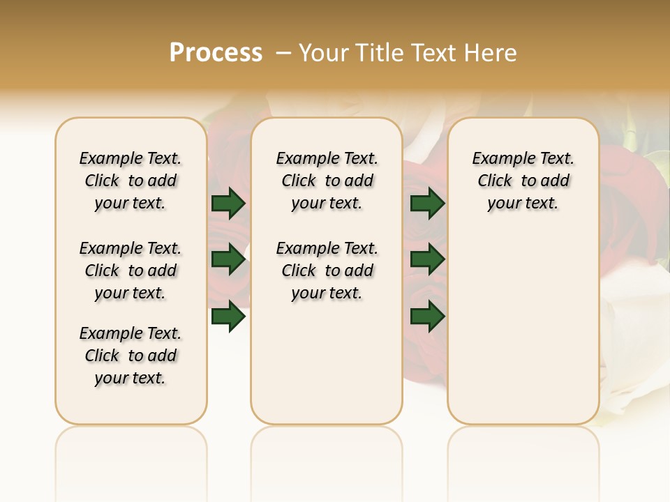 Beauty Gift Blooming PowerPoint Template