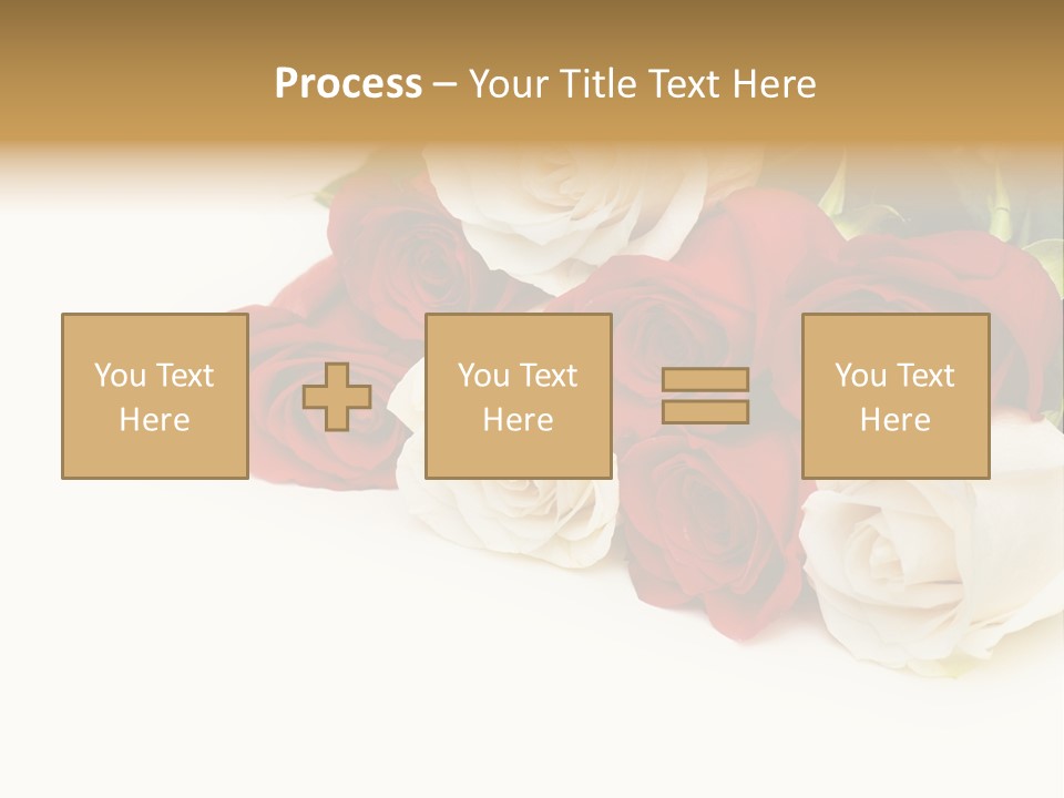 Beauty Gift Blooming PowerPoint Template
