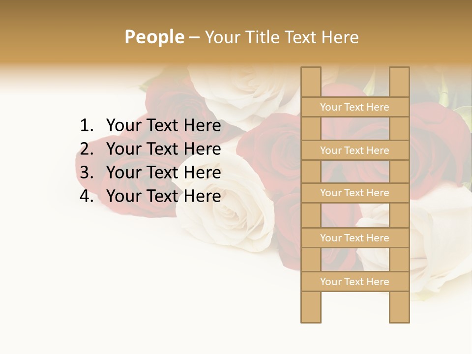 Beauty Gift Blooming PowerPoint Template