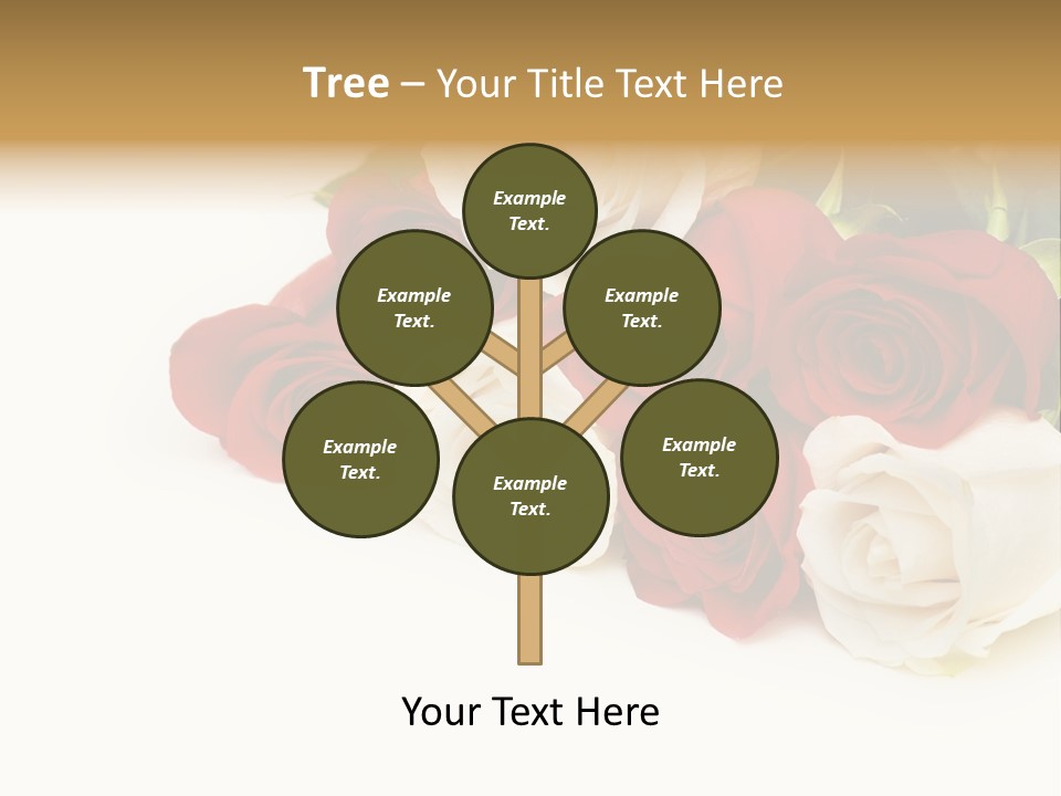 Beauty Gift Blooming PowerPoint Template
