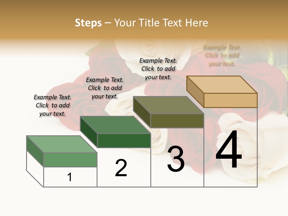 Beauty Gift Blooming PowerPoint Template