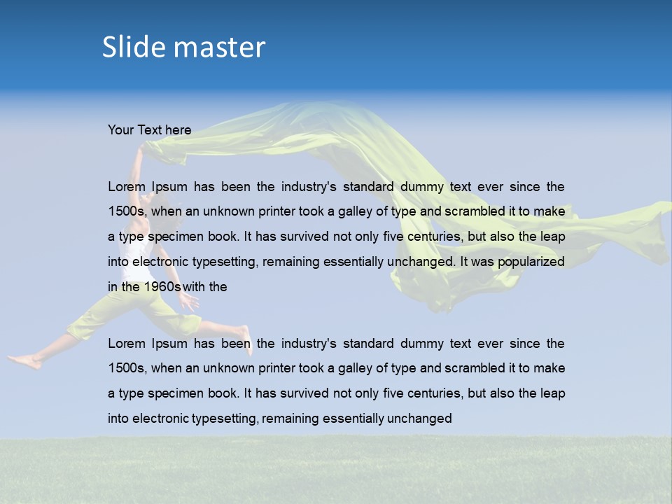 Tissue Happiness Health PowerPoint Template