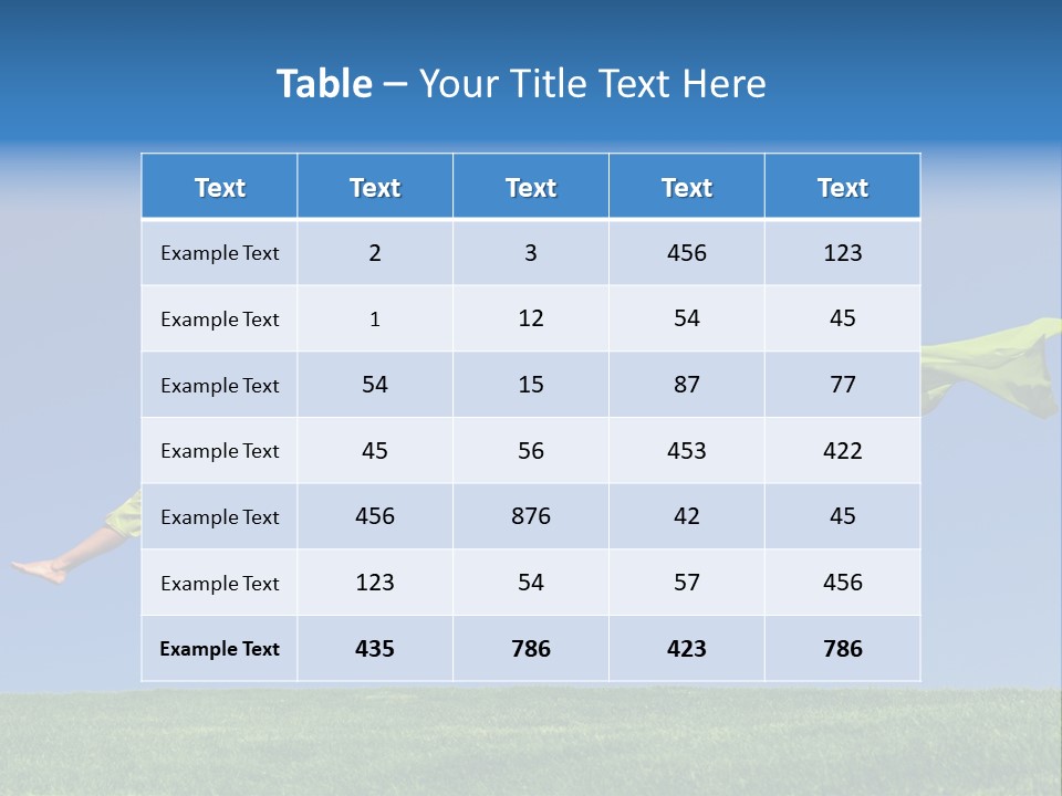 Tissue Happiness Health PowerPoint Template